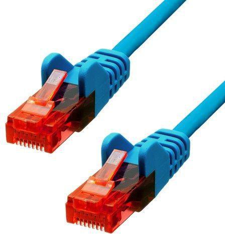 Actual product image ProXtend U/UTP CAT6 PVC AWG 26 CCA Blue 20CM (U/UTP, CAT6, 0.20 m)