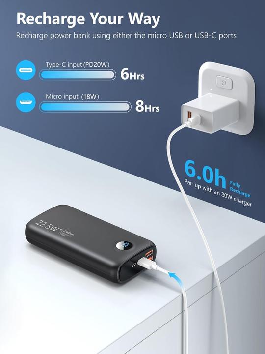 Produktbild Snomh P58D (27000 mAh, 22.50 W, 22.50 Wh)