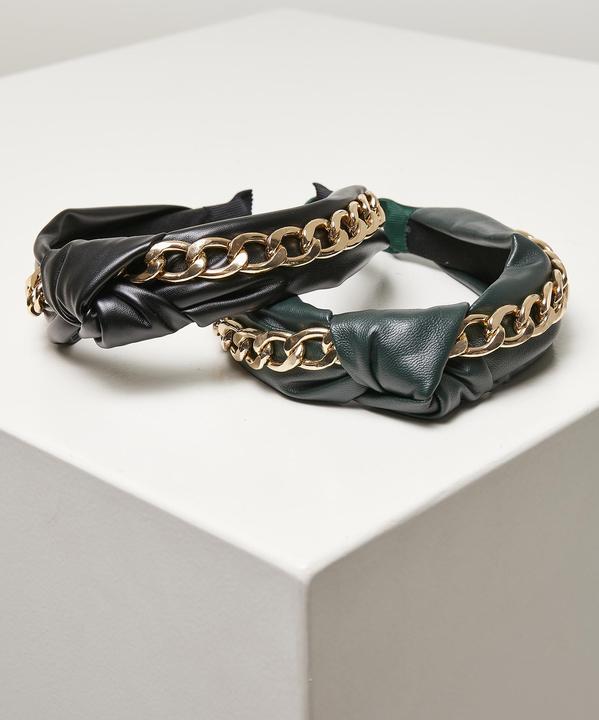 Actual product image Urban Classics Alice Band With Chain 2-Pack