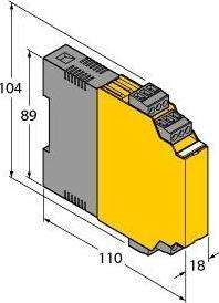 Actual product image Turk Isolating Switching Amplifier IM12-22EX-R (0.10 m)
