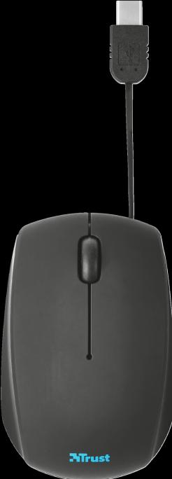 Produktbild Trust USB-C Retractable Mini Mouse (Kabelgebunden)