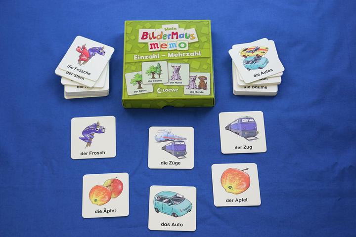 Actual product image My picture mouse memo - singular - plural (German)