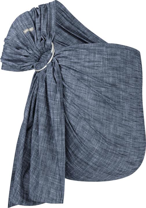 Popeline Denim Blau