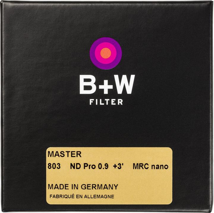 Produktbild B+W ND 0,9 MRC nano MASTER 77mm (77 mm, ND- / Graufilter)
