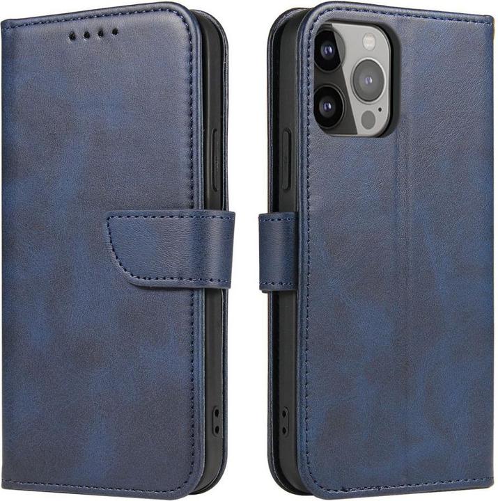 Immagine prodotto Hurtel Custodia Flip Stand Wallet per iPhone 15 Pro Max con magnete - Blu (Apple iPhone 15 Pro Max)