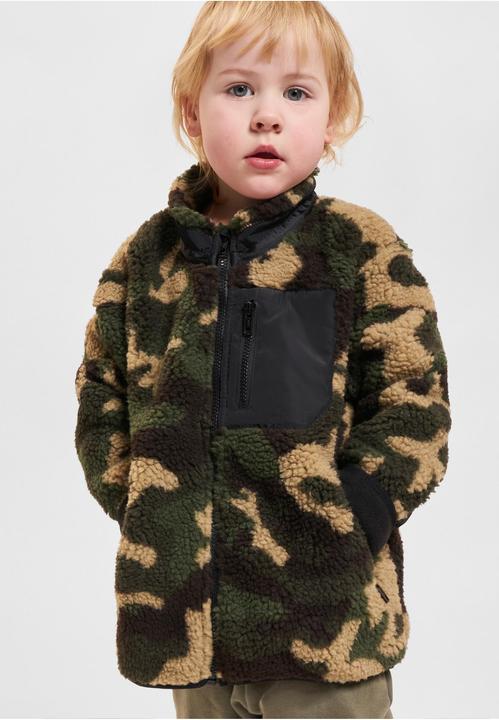 Immagine prodotto Urban Classics Giacca Sherpa per ragazzi (122, 128)