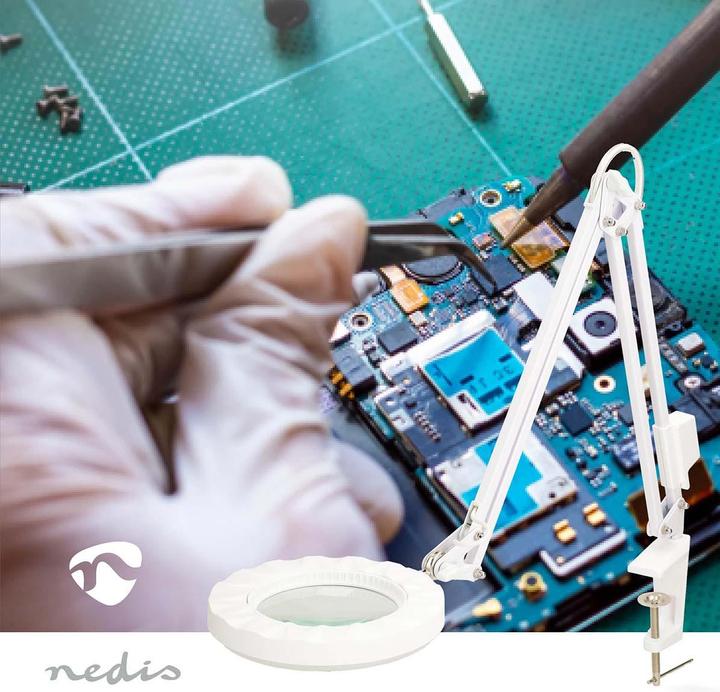Productafbeelding Nedis Loeplamp | Objectiefsterkte: 3 dioptrie | 6500 K | 6 W | 700 lm | Wit (700 lm)