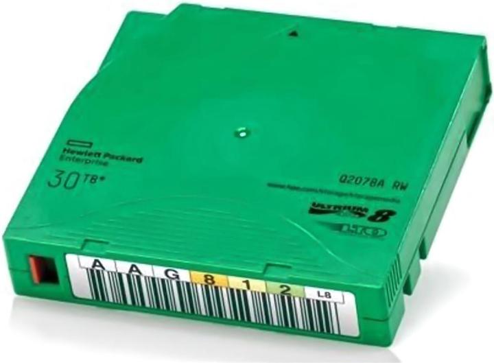Actual product image HPE E LTO-8 Ultrium RW No Case Unlabelled Data Cartridge (LTO-8 Ultrium, 12000 GB)