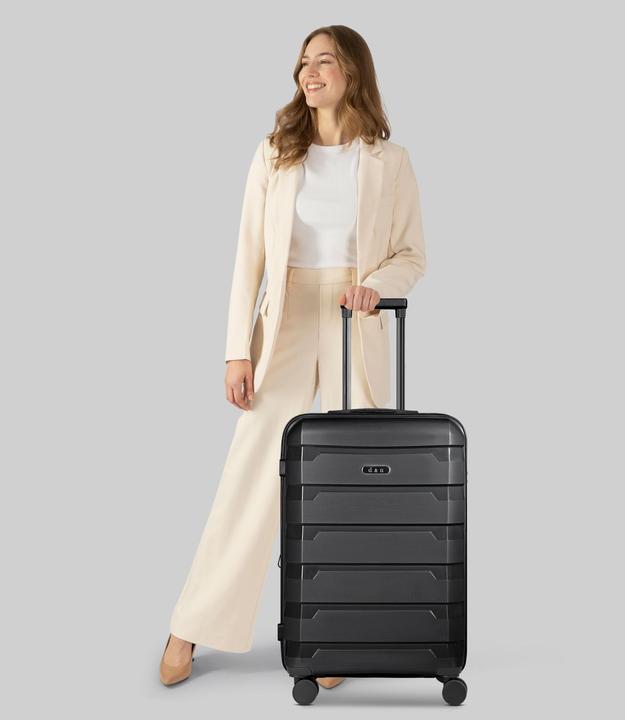 Immagine prodotto D&N South Dakota 4 Rollen Trolley M 66 cm mit Dehnfalte (62 l)