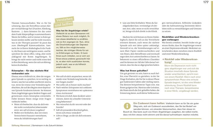 Produktbild Depression. Das Richtige tun (Deutsch, Dr. Christine Hutterer, 2020)