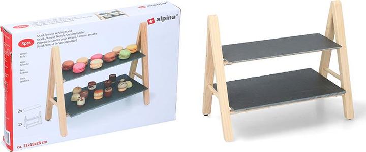 Produktbild alpina Etagere stand 2layer 32x18x28c
