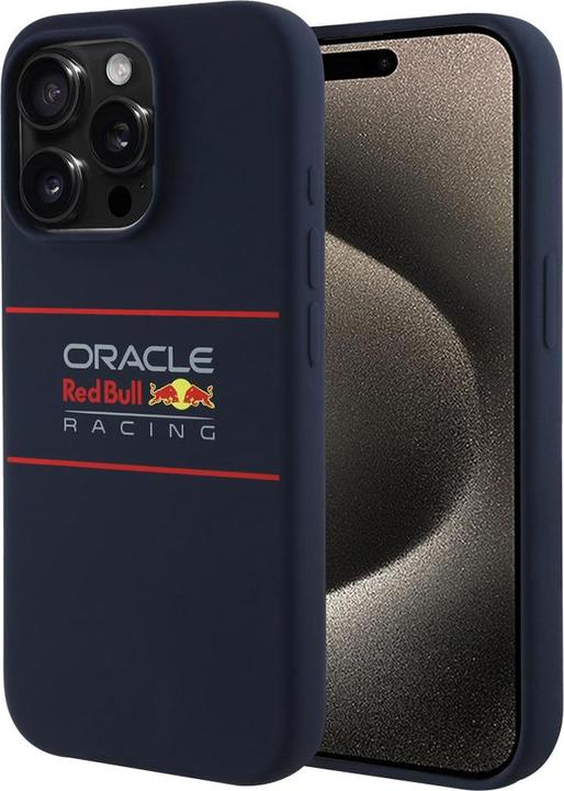 Red Bull RBHMP15X24SIHSRV iPhone 15 Pro Max 6.7" hardcase navy Silicone Horizontal Logo MagSafe (Apple iPhone 15 Pro Max)