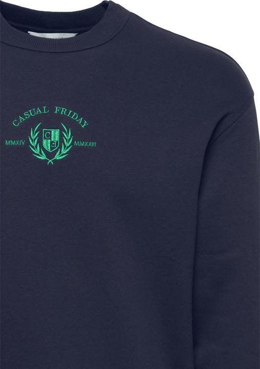 Actual product image Casual Friday CFSage relaxed sweat w. embroidery - 20504729 (M)