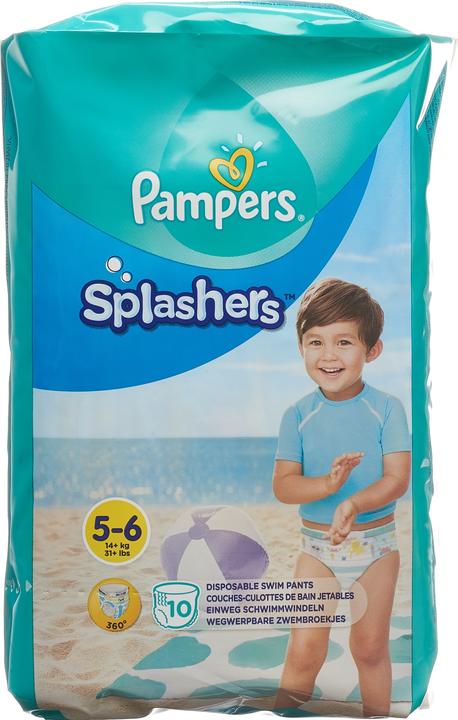 Image du produit Pampers Splashers (Taille 5, Taille 6, Pack, 10 pièce(s))