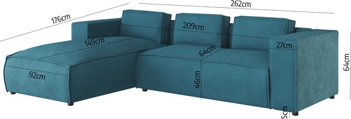 Actual product image Ropez Cloe (Corner sofa)