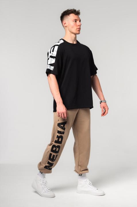 Image du produit Nebbia T-shirt surdimensionné Lifting Club 353 - noir (XL)
