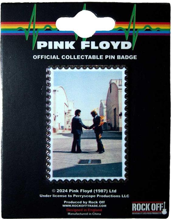 Actual product image Pink Floyd Wish You Were Here Stamp Badge