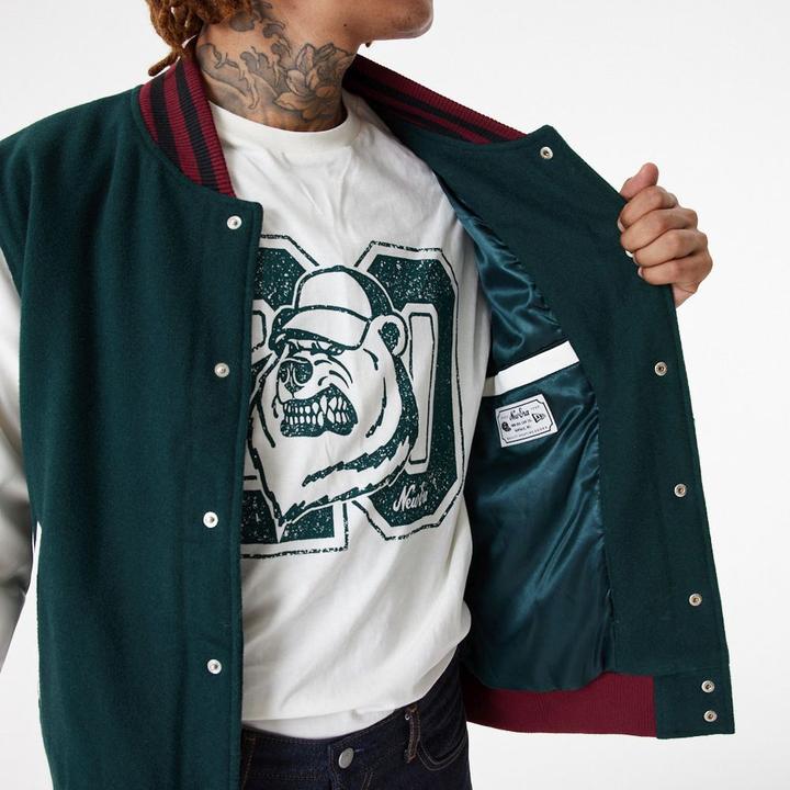 Produktbild New Era Varsity College Jacke - BRAND PATCHES - L (L)