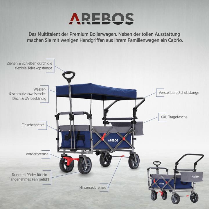 Image du produit Arebos Chariot à pédales