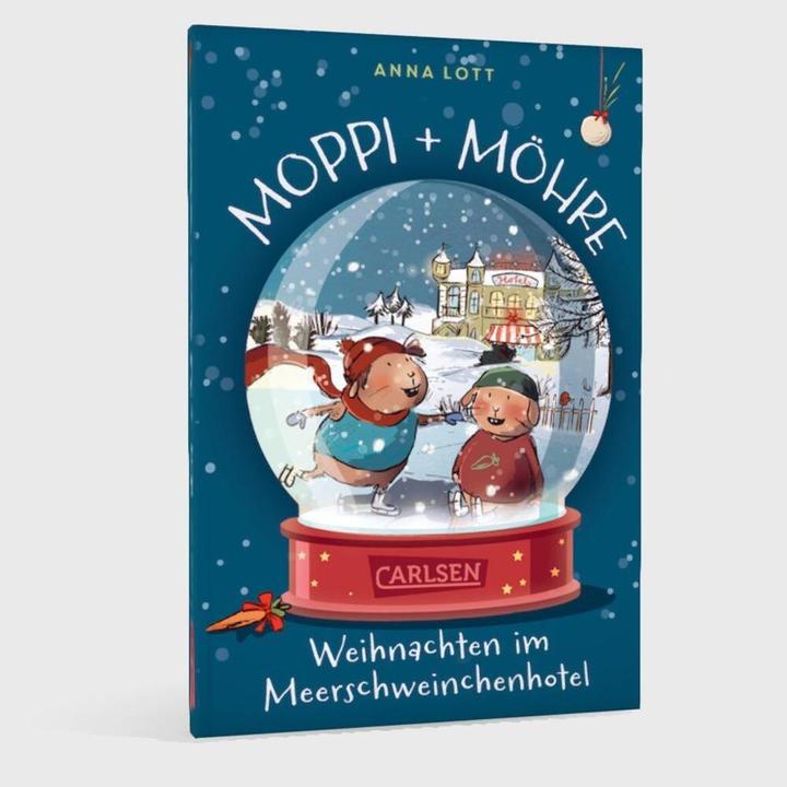Actual product image Moppi und Möhre - Weihnachten im Meerschweinchenhotel (German, Anna Lott, 2024)