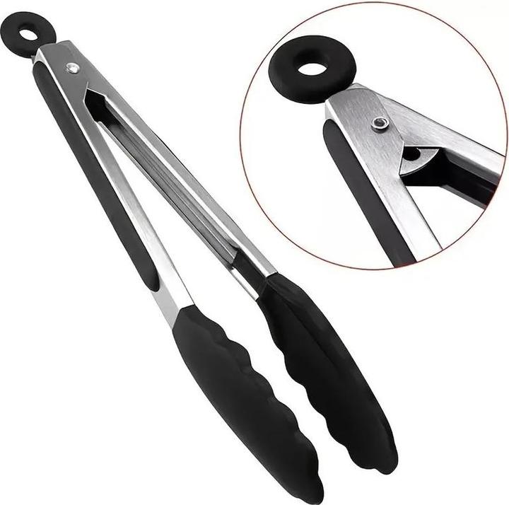 Produktbild ASMI Mini Silikon Küchenzange, Grillzange 20cm