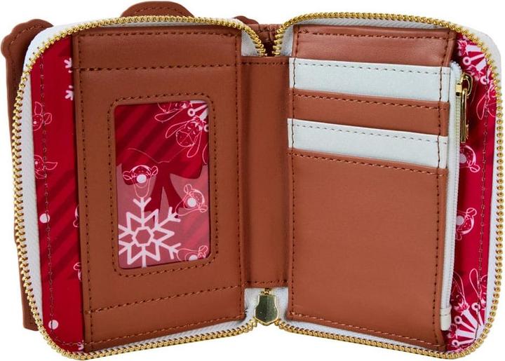 Actual product image Loungefly Disney by wallet Winnie the Pooh and friends Holiday Scene