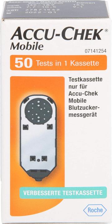 Produktbild Roche ACCU-CHEK Mobile Testkassette und Tests, 50 St. Teststreifen (Teststreifen)