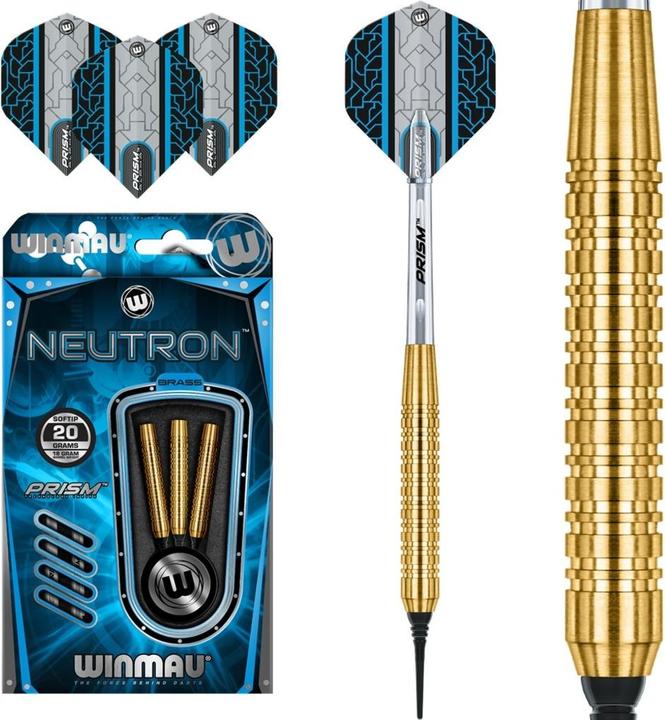 Produktbild Winmau Neutron Brass Soft Tip Dartpfeile 20G (20 g)
