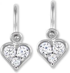 Brilio Baby Earrings White Gold Hearts 239 001 00485 07