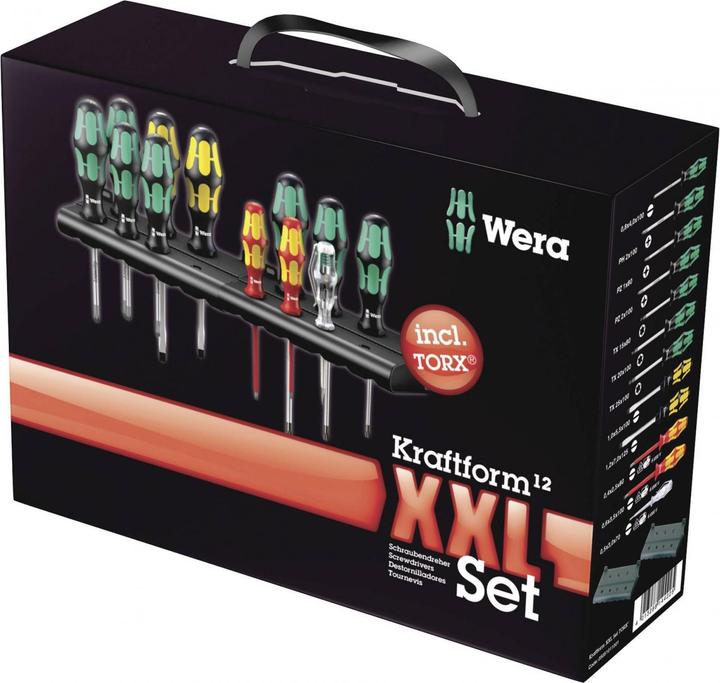 Produktbild Wera Kraftform XXL 2 (Schlitzschrauben, Torx (TX), Pozidriv-Kreuzschlitz (PZ), Phillipps-Kreuzschlitz (PH))