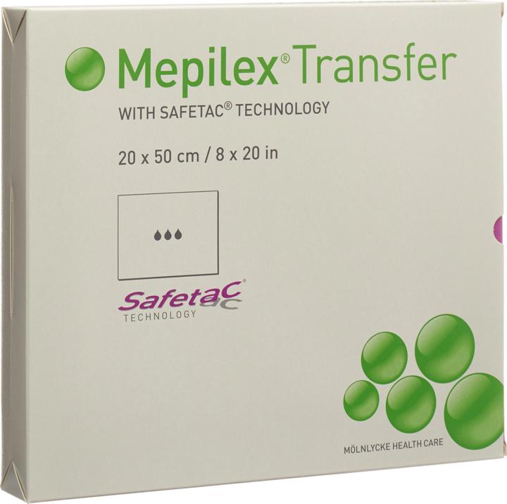 Mepilex Transfer Safetac Wundauflage à 20 x 50cm (4 x)