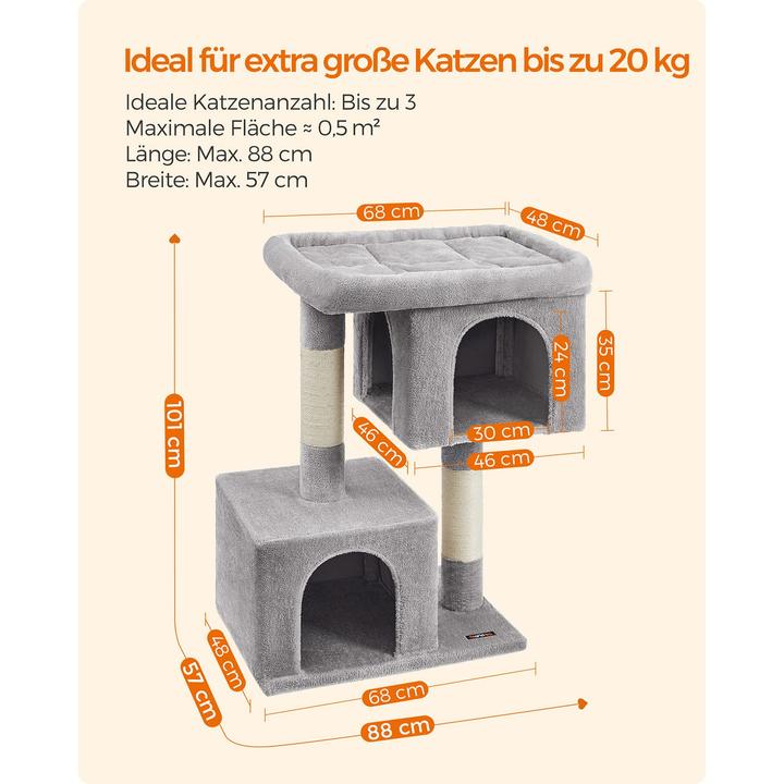 Immagine prodotto Feandrea Simba (101 cm, Grigio chiaro)
