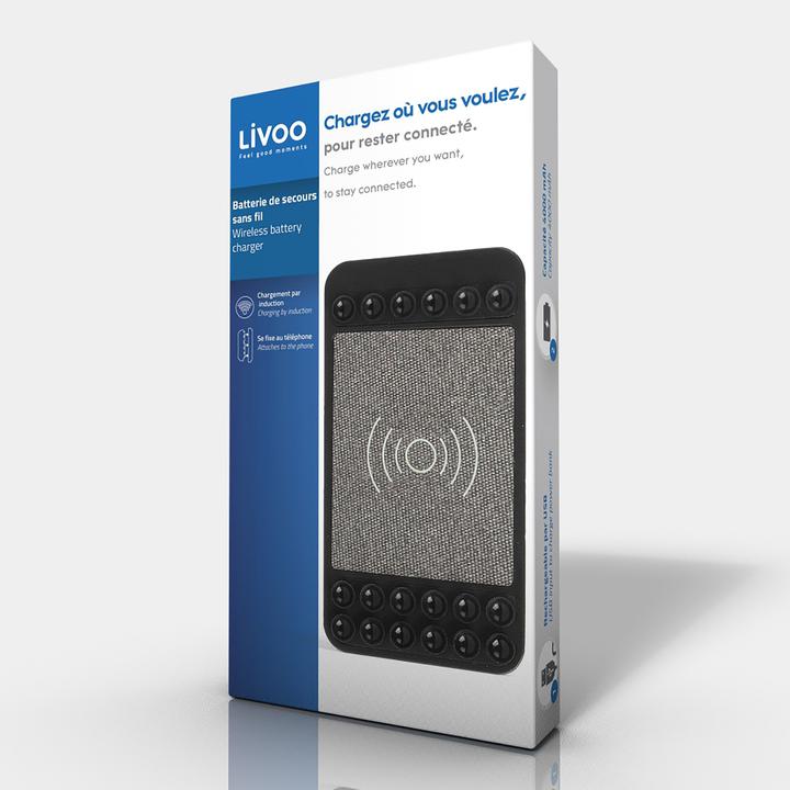 Produktbild Livoo Externer Akku Pack (4000 mAh, 5 W, 5 Wh)