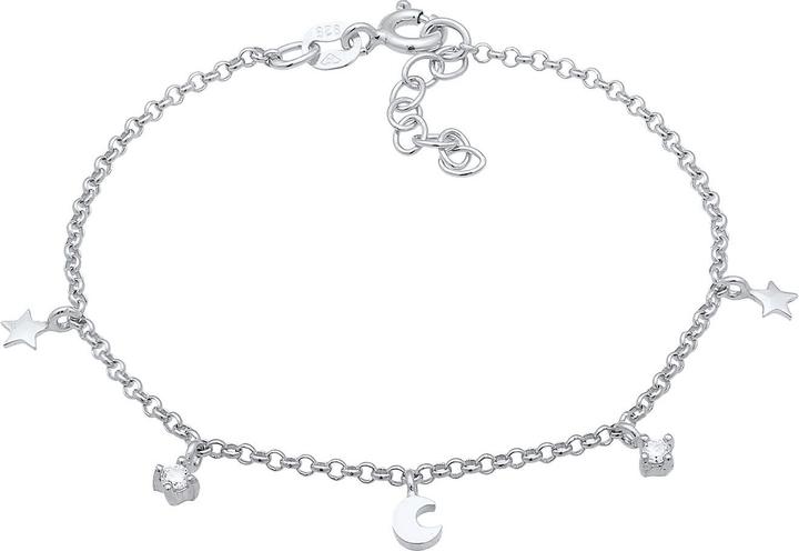 Actual product image Elli Astro, Crescent, Stars (14 cm, 925 sterling silver, Zirconia)