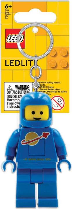Actual product image LEGO Keychain w/LED - Spaceman Blue (4006036-KE10H)