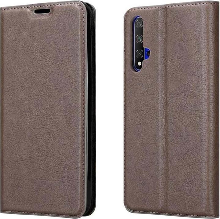 Actual product image Cadorabo Book Invisible Magnet Cover (Huawei Nova 5T, TCL 20S, K20)