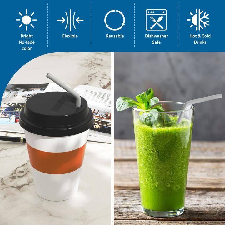 Produktbild Intirilife Silikonstrohhalm (1 x)