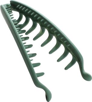 Produktbild Trisa Fashion Banana Haarclip Navy, Grün, Grau 3 Stk. (3 Stk.)