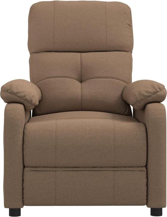 Immagine prodotto VidaXL Poltrona massaggiante Poltrona TV Poltrona relax Poltrona reclinabile Tessuto marrone