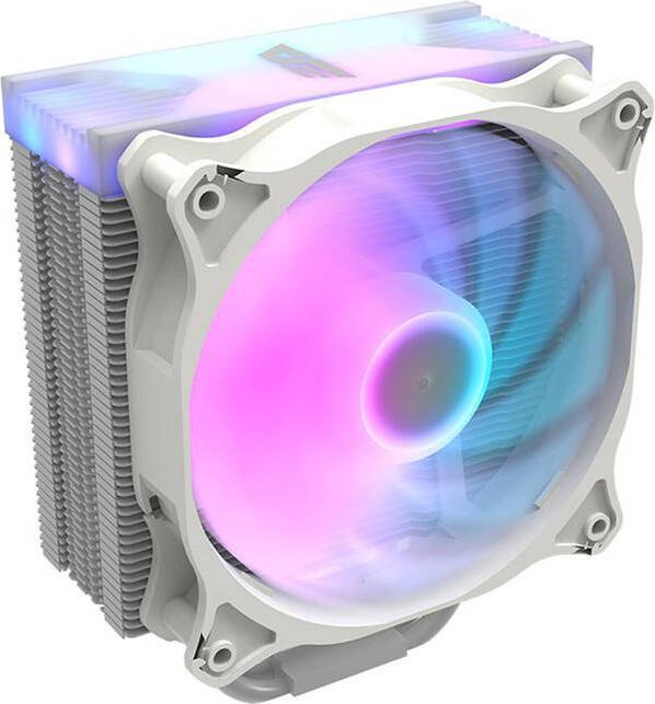 Image du produit Darkflash Tech Darkair CPU active cooling LED (heatsink + fan 120x120) white (157 mm)
