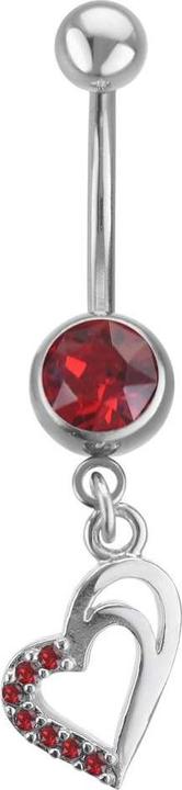 Produktbild Bijouteria Bauchpiercing (Chirurgenstahl 316L, Kristall, Messing rhodiniert)