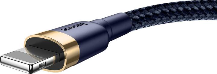 Productafbeelding Baseus Cafule Lightning kabel 1.5A 2m (Goud+Donkerblauw) (2 m, 15 W)