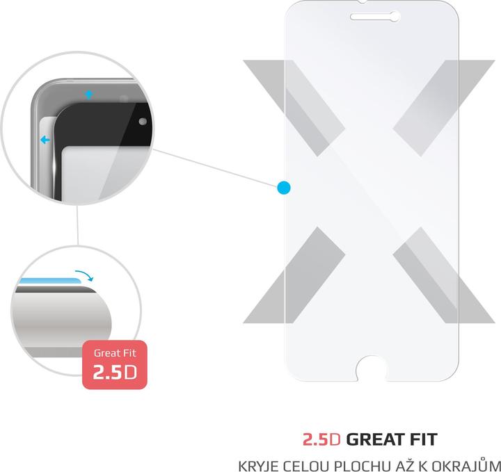 Immagine prodotto Fixed Vetro temperato 2.5D per Apple iPhone 6/6S/7/8/SE (2020/2022) (1 Pezzo/i, Apple iPhone 6)