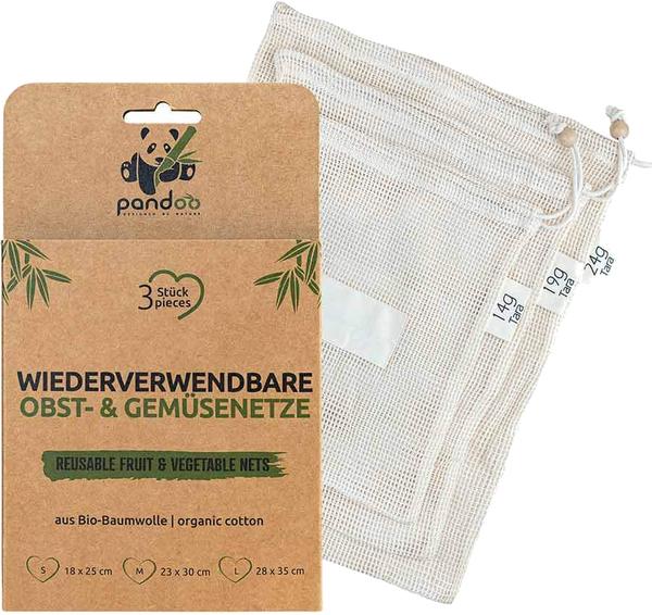 Pandoo Vegetable net 6-pack + bread bag