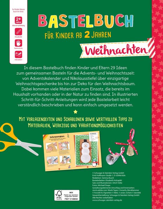 Produktbild Bastelbuch (Deutsch, Elisabeth Holzapfel, 2021)