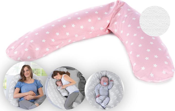 Produktbild Theraline Stillkissen "Das Komfort" mit Microperlenfüllung inkl. Bezug 180 cm (34 cm)