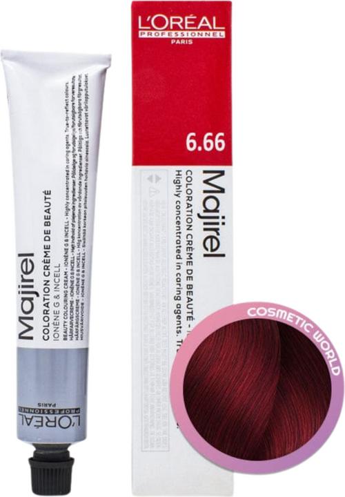 Produktbild L'Oréal Professionnel Majirouge (6.66 dunkelblond tiefes rot)