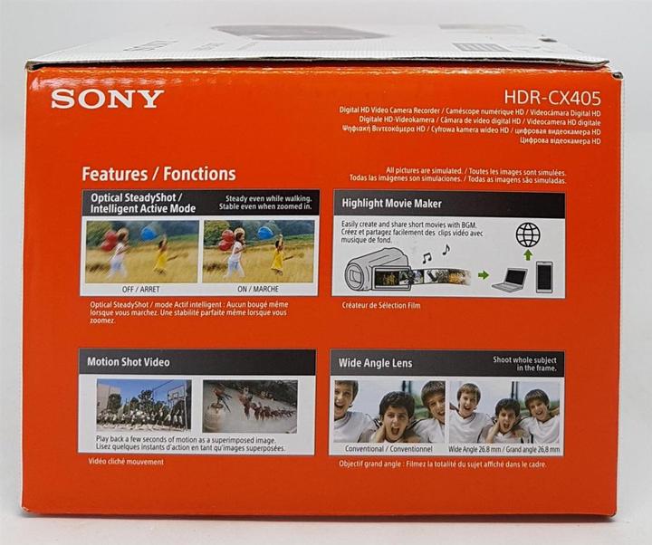 Immagine prodotto Sony Hdr Cx405 (2.29 Mpx, 50p, 30 x)