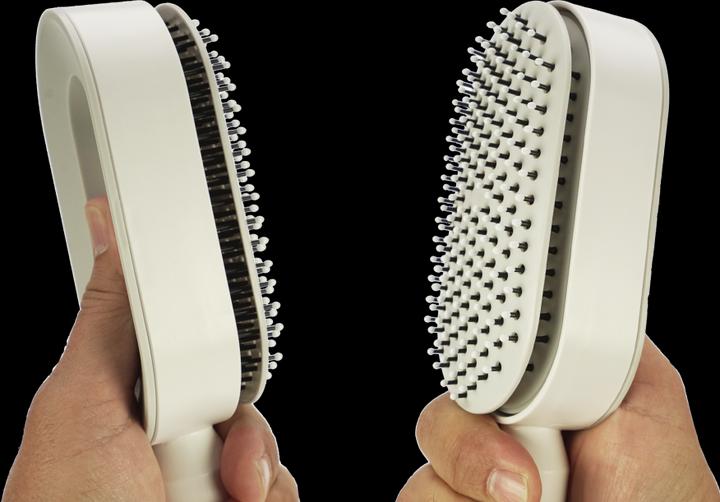 Immagine prodotto Spazzola per capelli "Easy Clean", in plastica, bianca