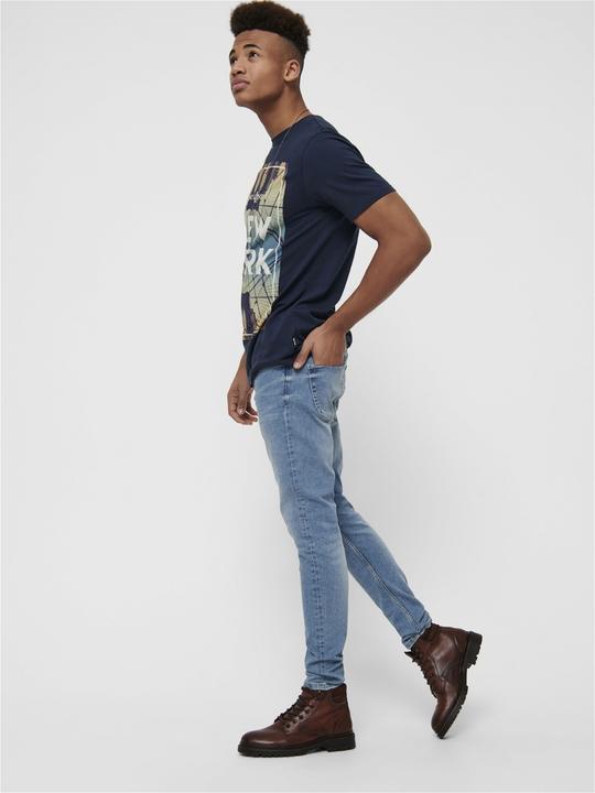 Image du produit Only & Sons ONSWarp Blue Skinny Fit Jeans (W30/L32)